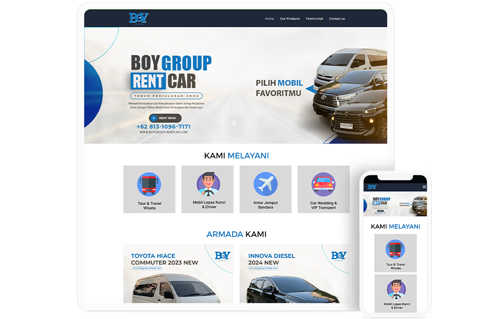 Website Penyewaan Mobil